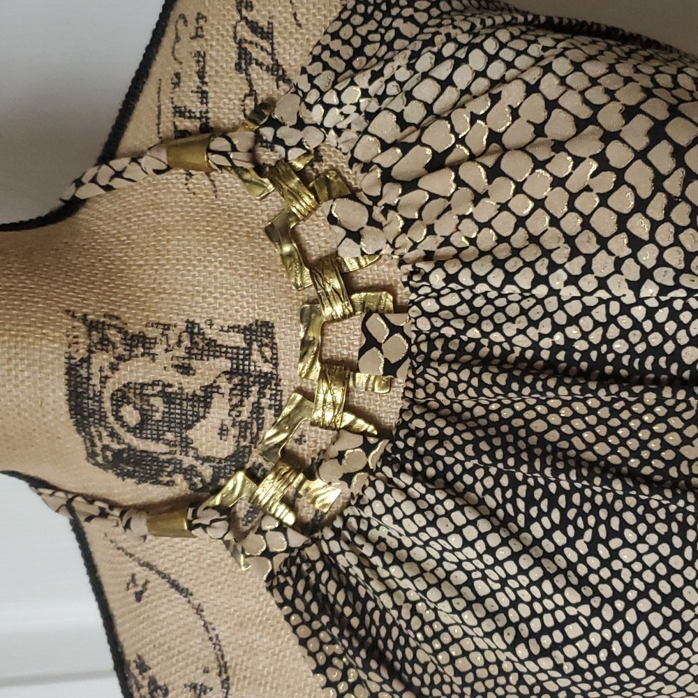 Vintage 80's Janine Designer Python Halter Snakes… - image 4